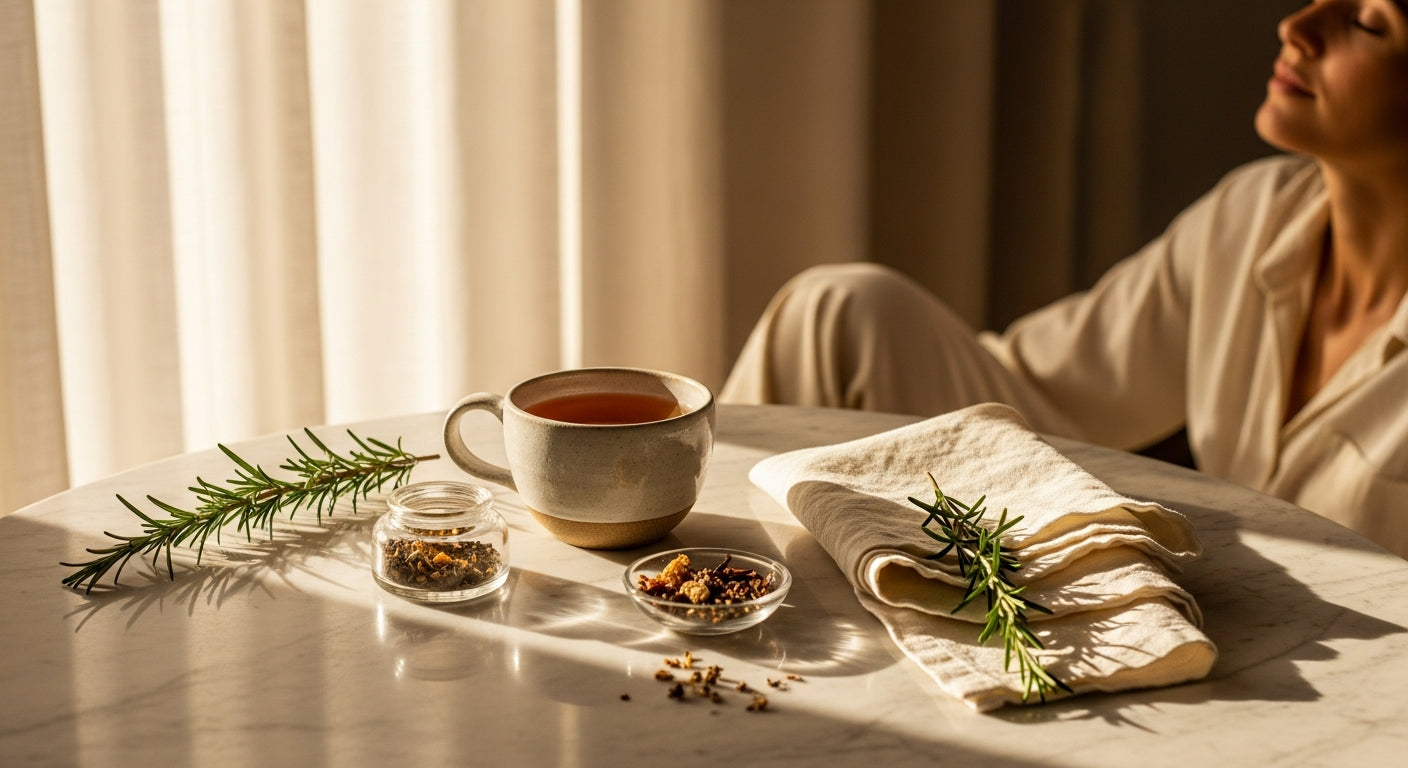 Supplements for outdoor concert recovery laid out as a 48-hour festival ritual
